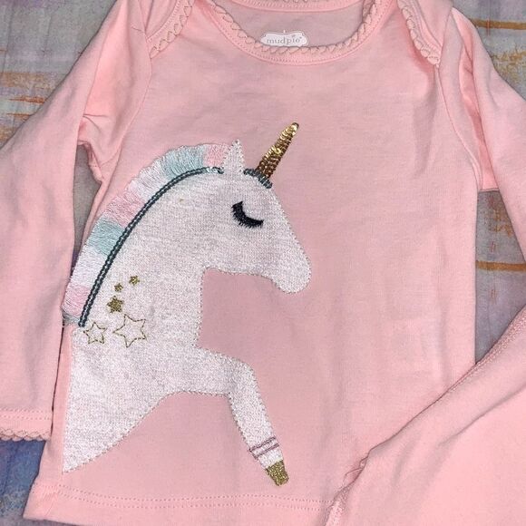 Mud pie unicorn pajama set - Picture 2 of 4